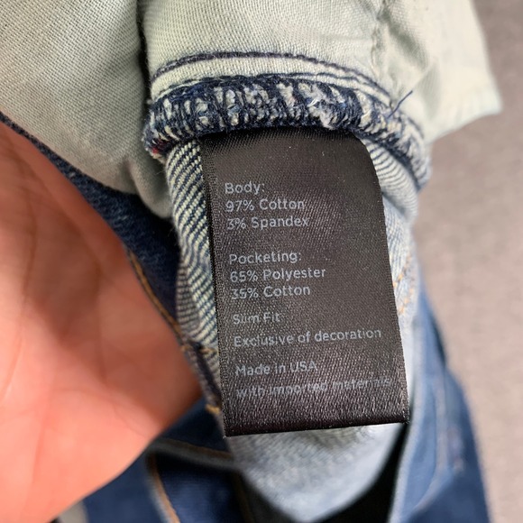 Flint And Tinder Selvedge Jeans Men 33x32 Slim Fit Pants Modern - Picture 12 of 14